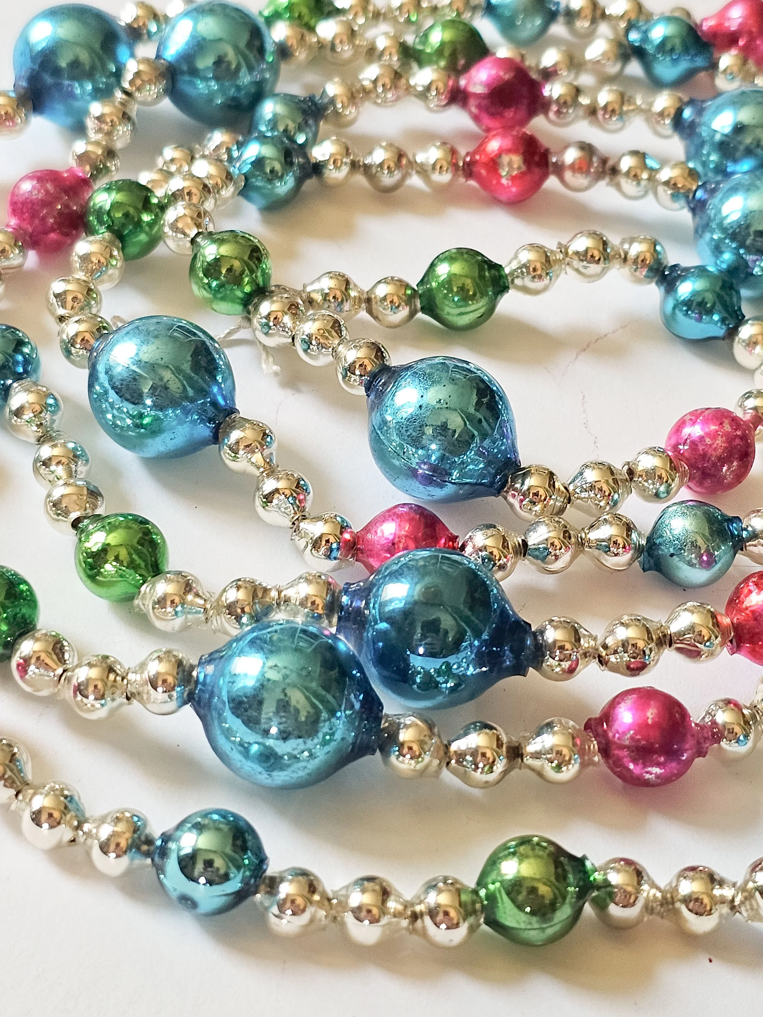 Vintage Glass Bead Garland No. 118