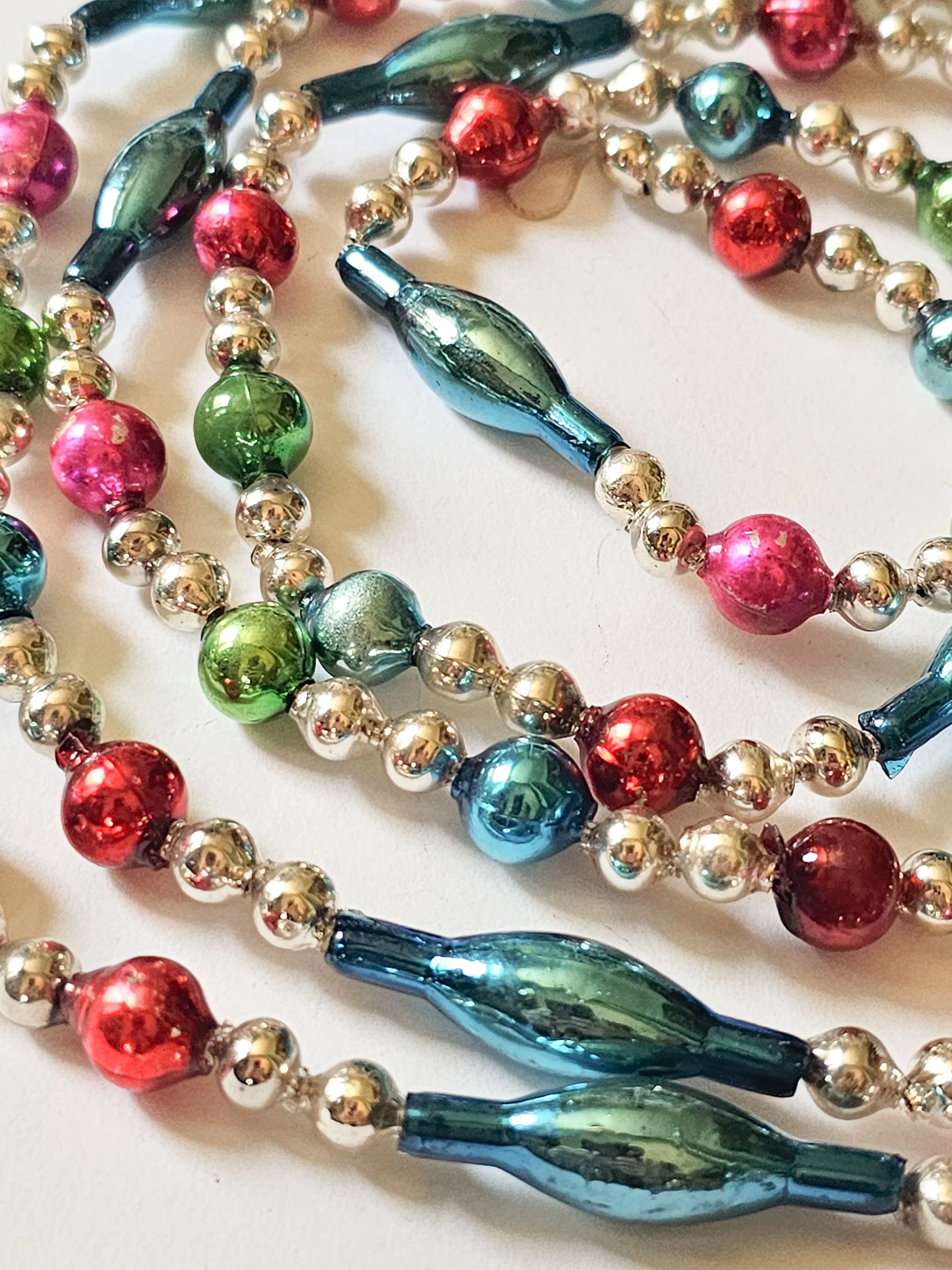 Vintage Glass Bead Garland No. 120