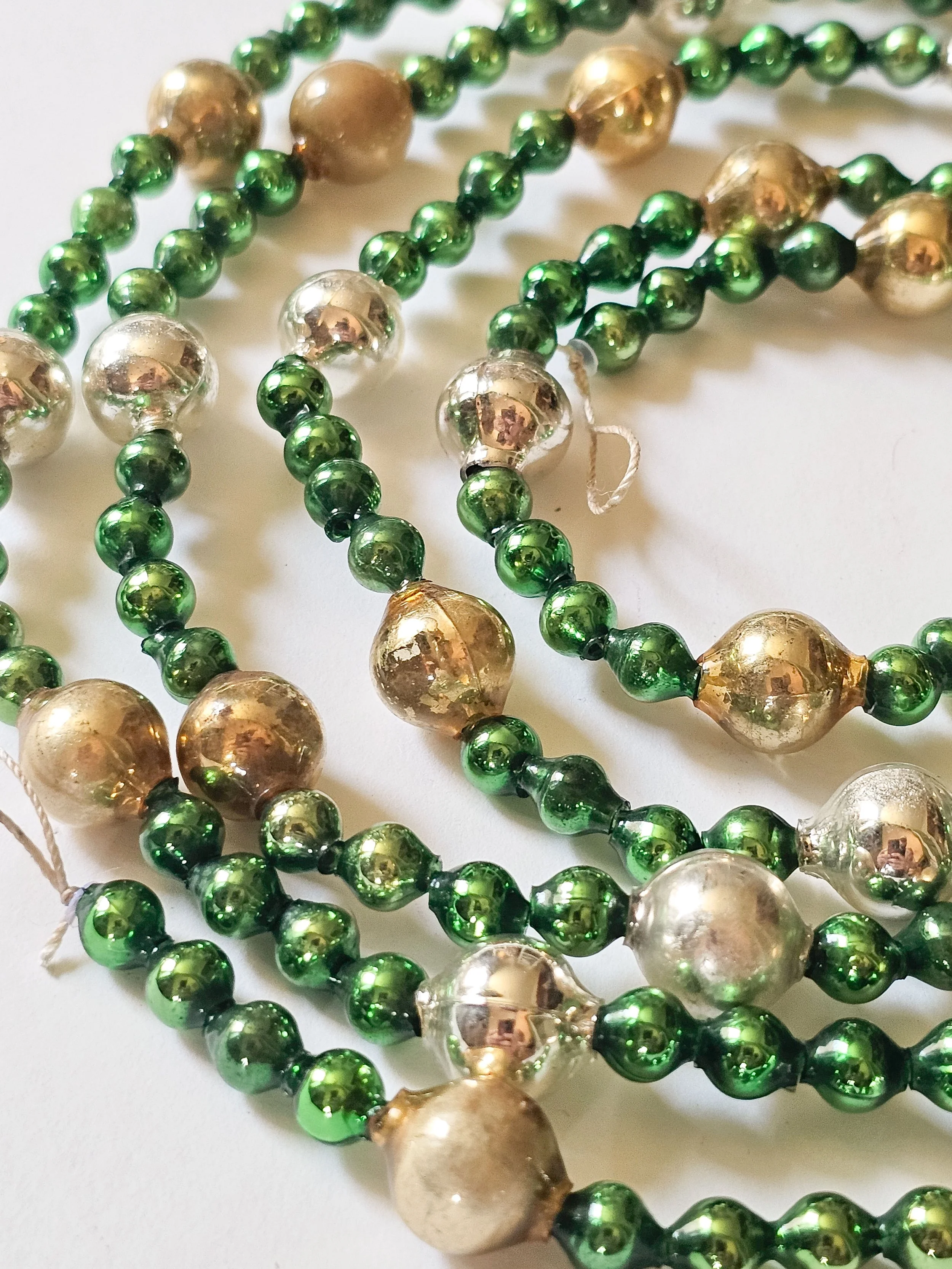Vintage Glass Bead Garland No. 124