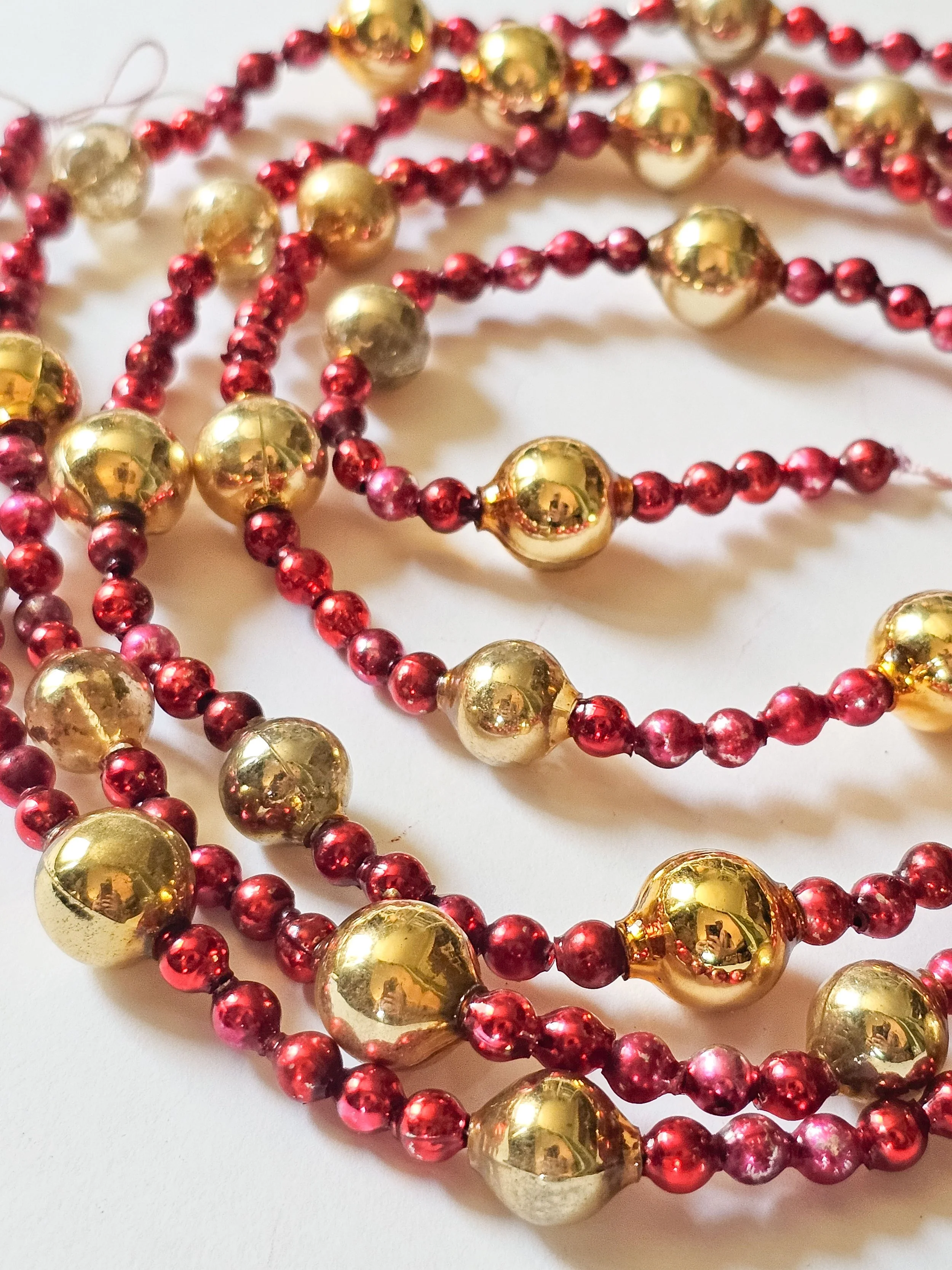 Vintage Glass Bead Garland No. 129