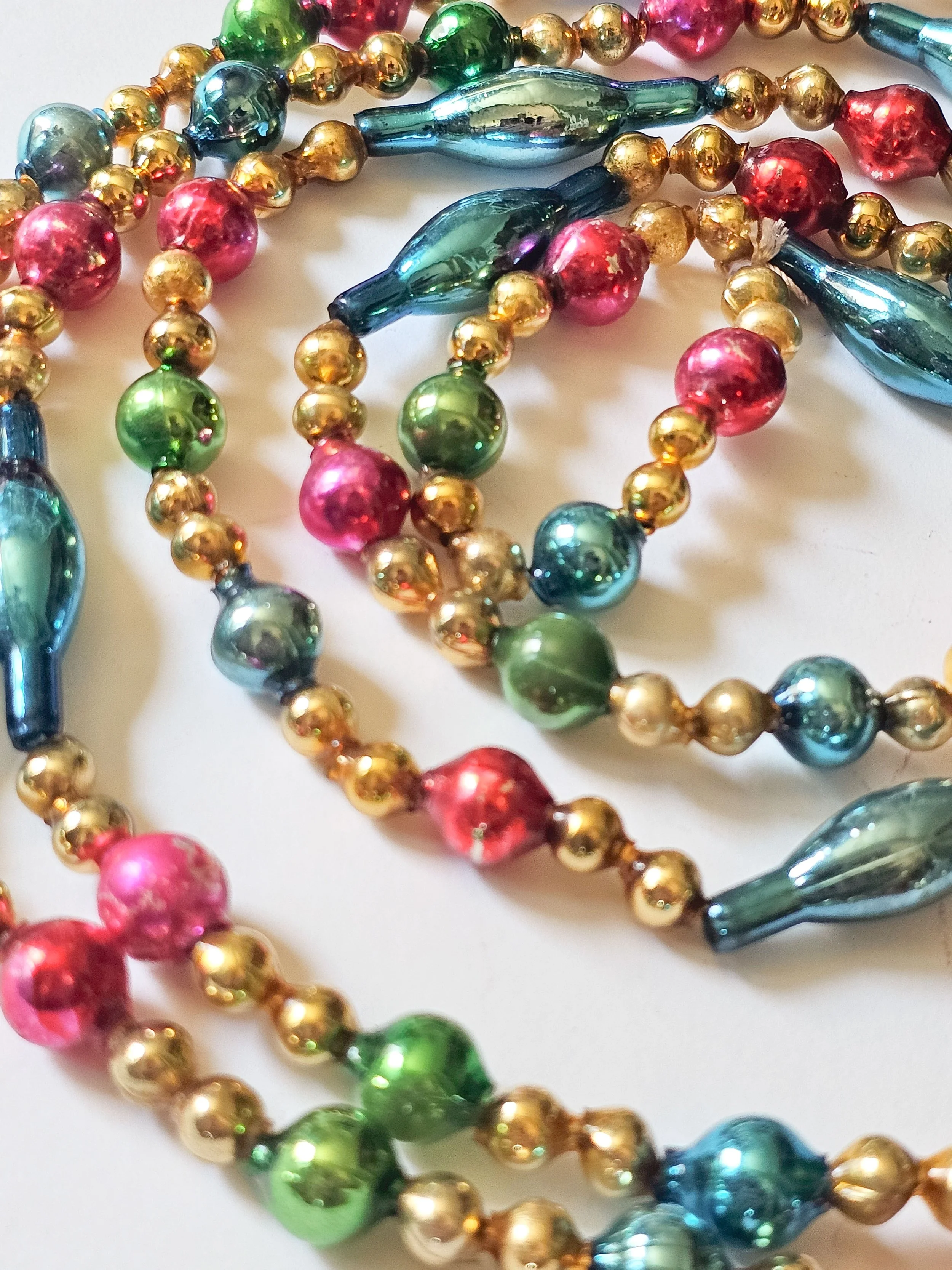 Vintage Glass Bead Garland No. 119
