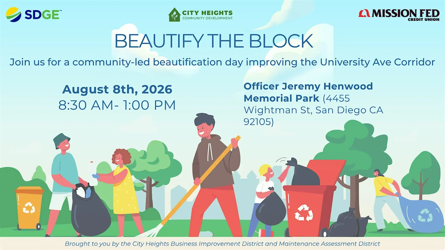 Beautify the Block with City Heights CDC