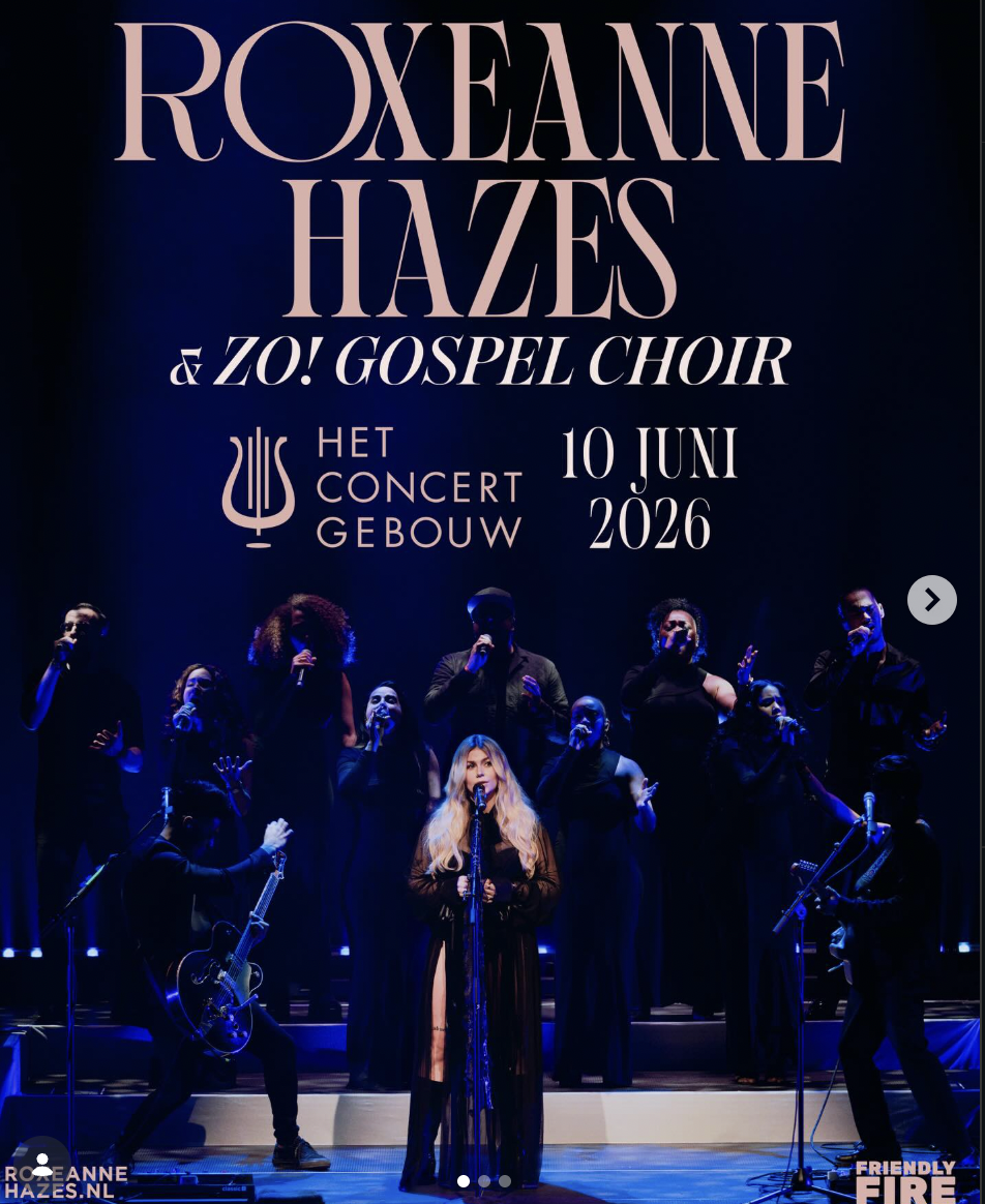 Roxeanne Hazes in Concertgebouw show 2
