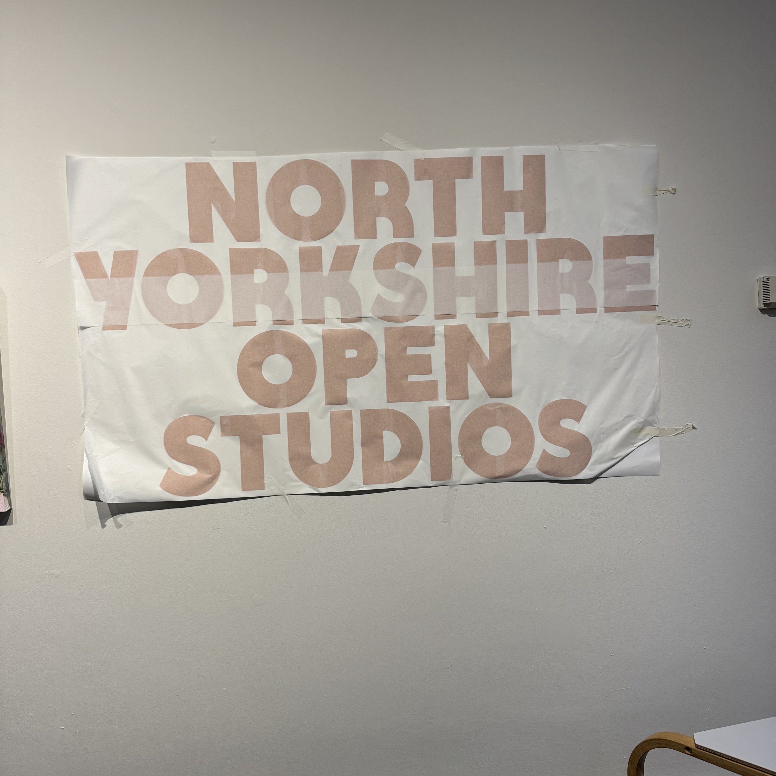 Hanging the exhibition 