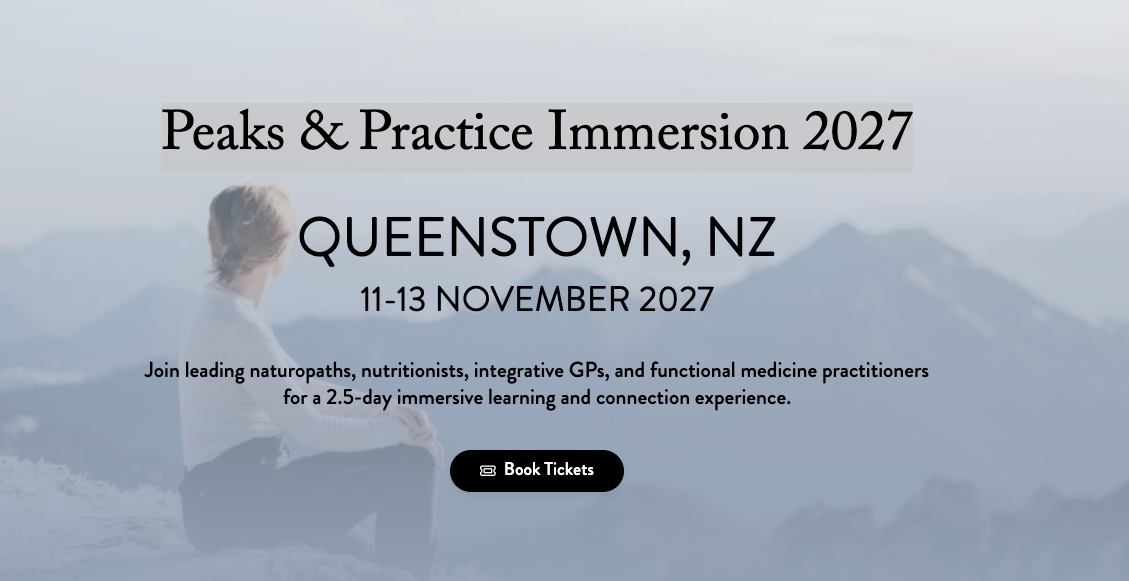 Peaks & Practice Immersion 2027