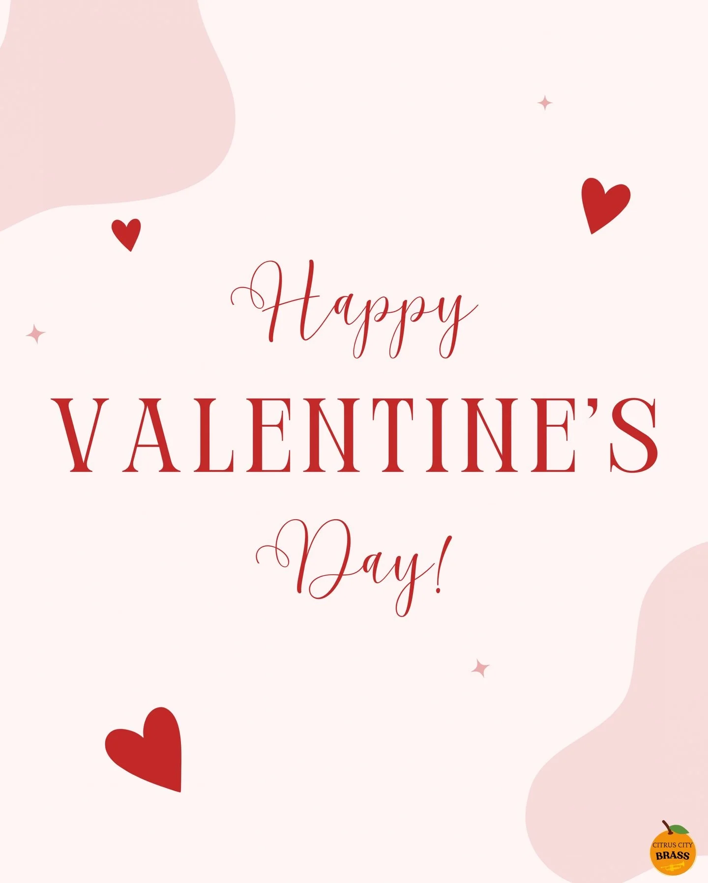Happy Valentine&rsquo;s Day from Citrus City Brass! ❤️