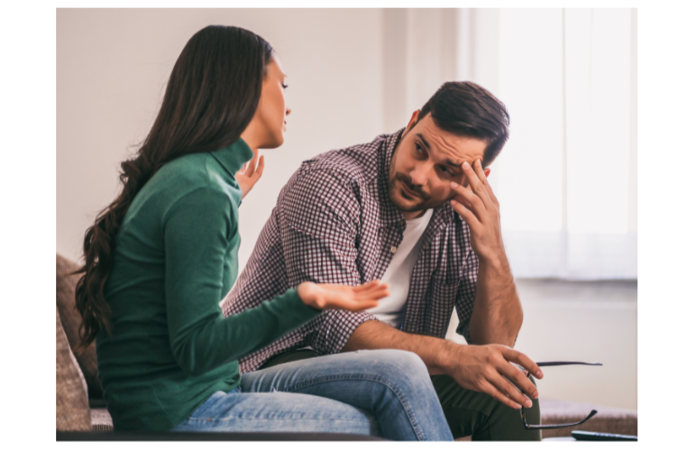 couple feeling roommates seeking therapy