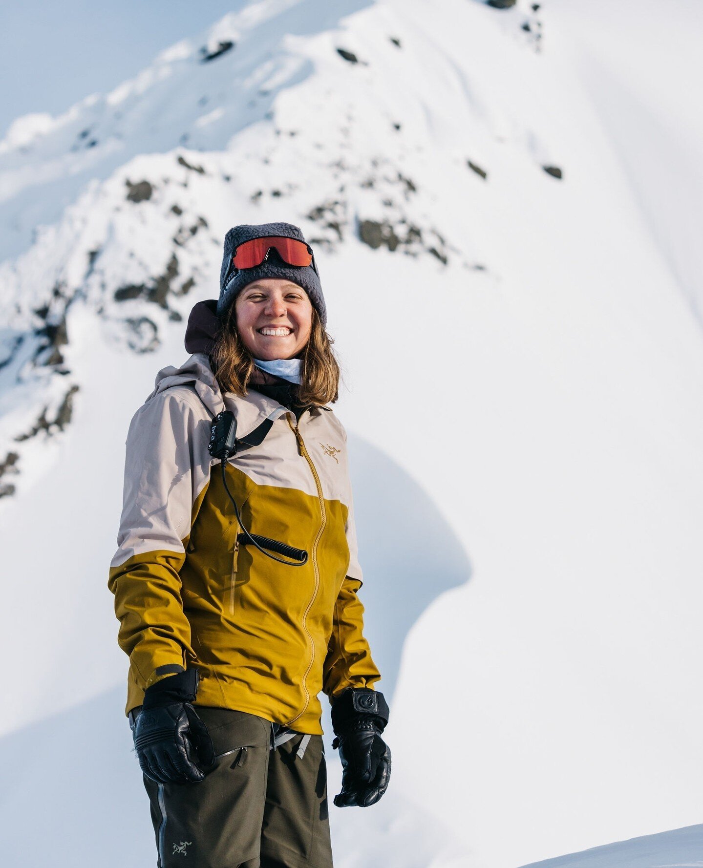 From Alaska. I was completely awestruck by the mountains, the skiing, and being with the @nxusfilm crew. Right before this, Sophie grabbed a quick sound byte for BTS, and I struggled to string together words, ultimately saying something really underw