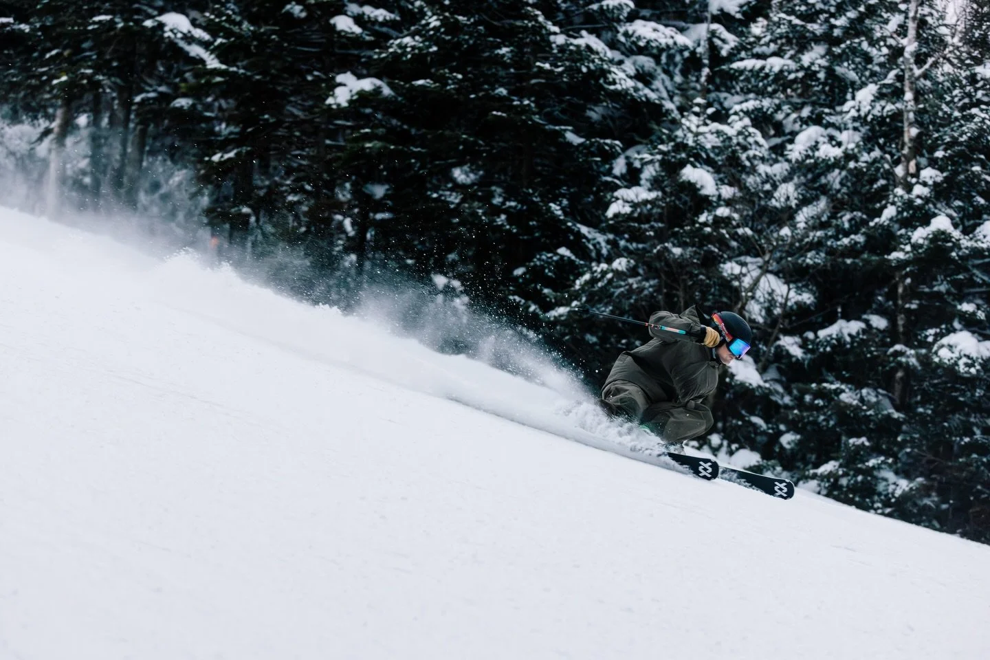 A few early season frames captured for @burkemountainofficial &mdash; excited to explore this mountain more this winter!