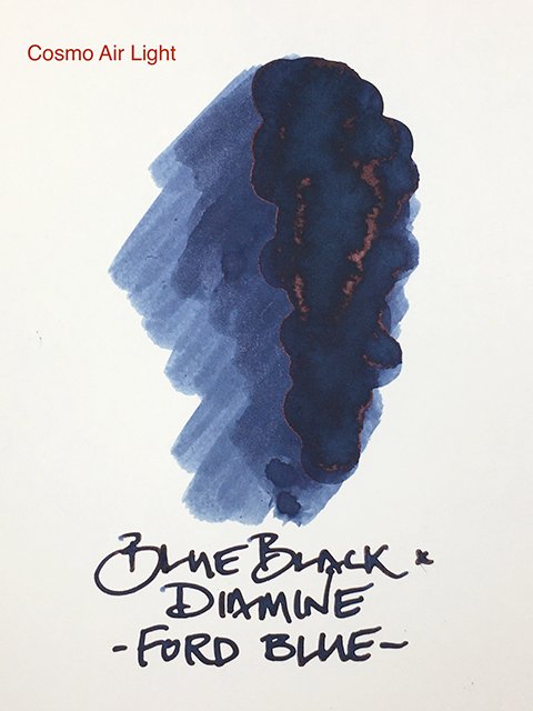 Ink Review: BlueBlack x Diamine Ford Blue fountain pen ink Ink Review: BlueBlack x Diamine Ford Blue fountain pen ink
