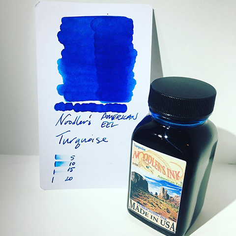 Ink Review - Noodler's Turquoise fountain pen ink — Inky Inspirations
