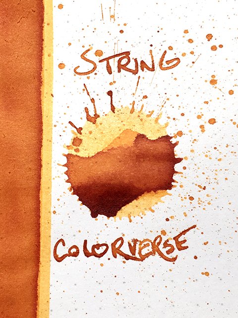 Ink Review: Colorverse String fountain pen ink — Inky Inspirations