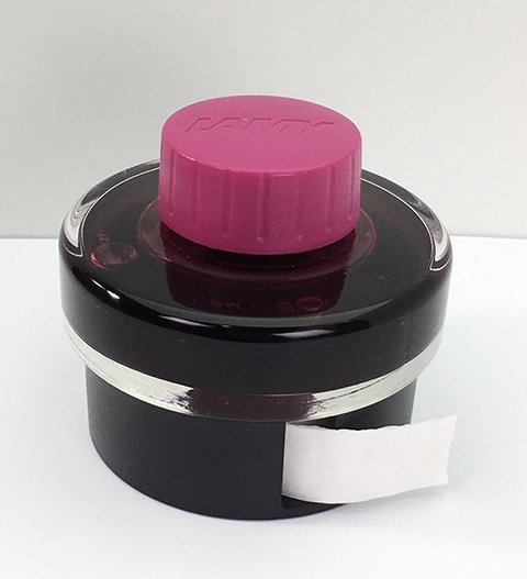 Ink Review: LAMY Vibrant Pink fountain pen ink — Inky