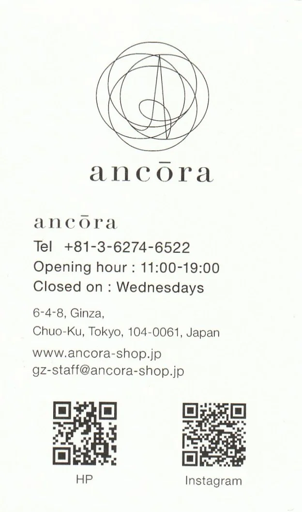 Ancora's Contact Details