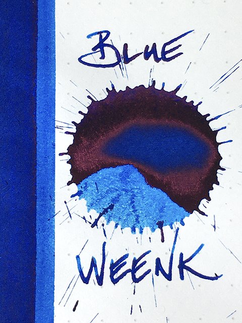 Weenk Blue - Ink Splash