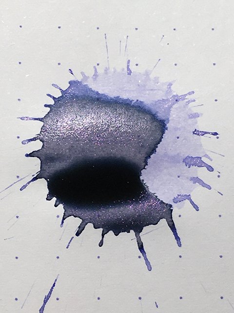 Tono and Lims Kaleidoscope Utage fountain pen ink wet incandescent light