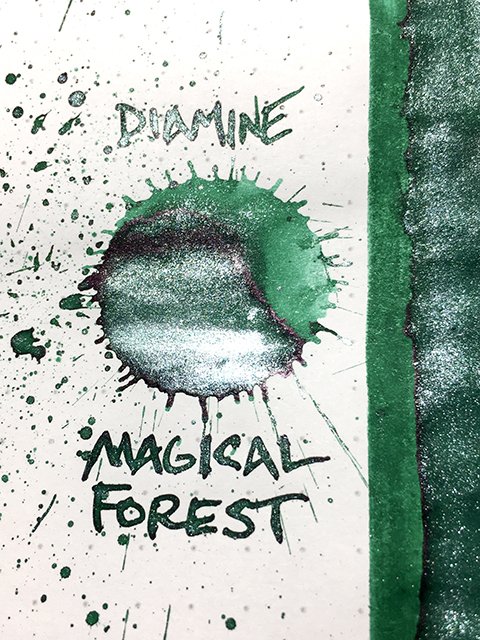 Diamine Magical Forest ink review link
