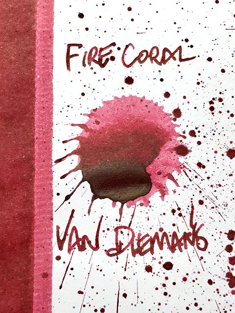 Van Dieman's Inks Fire Coral ink