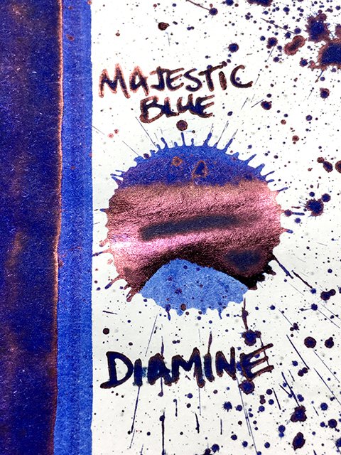 Diamine Majestic Blue ink review link