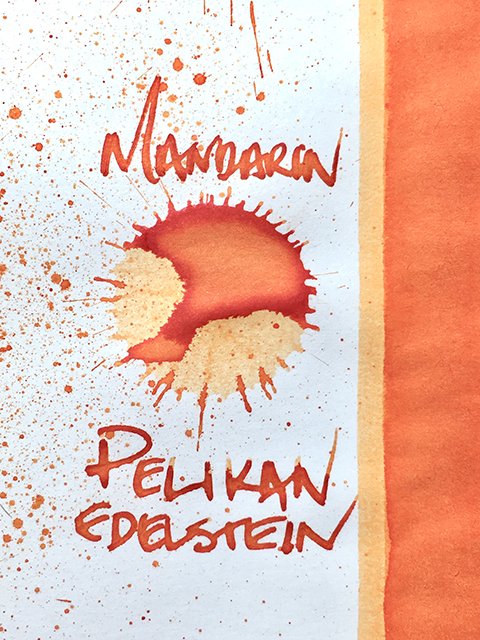 Pelikan Edelstein Mandarin fountain pen ink review link