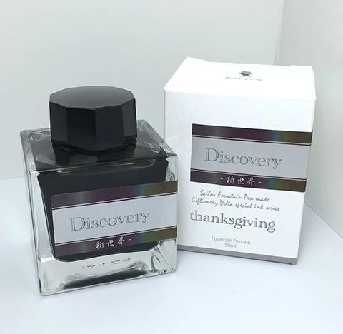 Giftionery Delta Discovery fountain pen ink 50 ml bottle and box