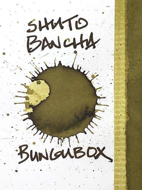 An ink review of BUNGUBOX Shuto Bancha fountain pen ink
