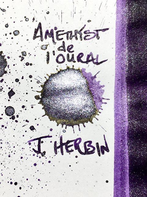 Jacques Herbin Amethyst de l'Oural ink drop