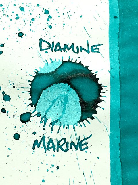 Diamine Marine ink review link