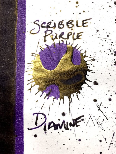 Diamine Scribble Purple ink review link