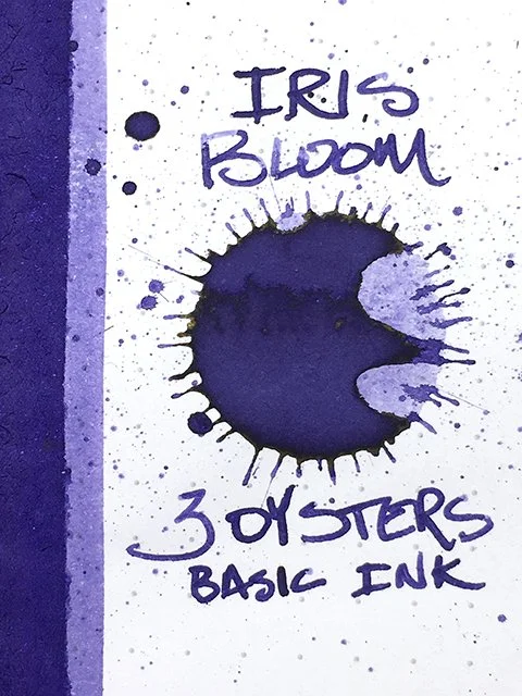 3 Oysters Iris Bloom ink review