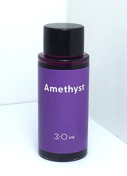 3 Oysters Amethyst fountain pen ink 30 ml bottle