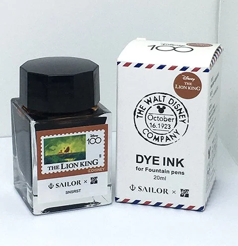 Itoya x Sailor The Lion King fountain pen ink 20 ml bottle and box