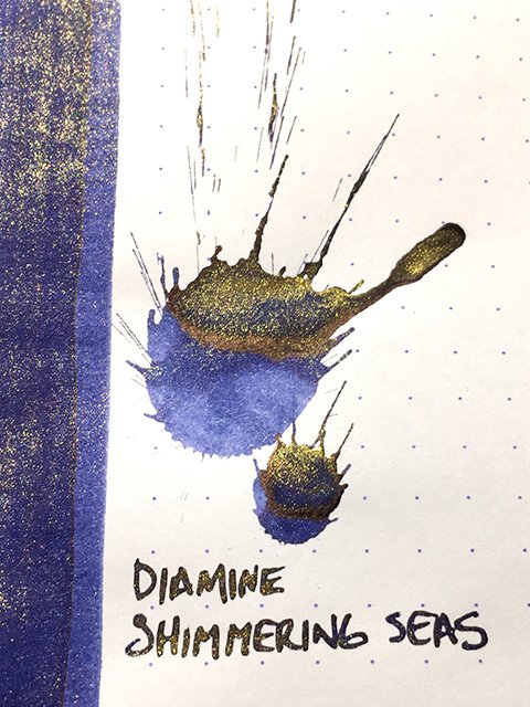 Diamine Shimmering Seas ink review link