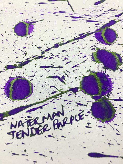 Waterman Tender Purple fountain pen ink
