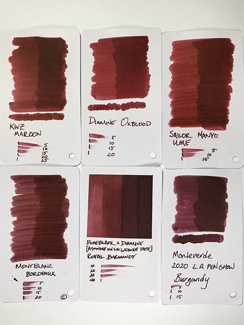 Montblanc bordeaux ink hot sale