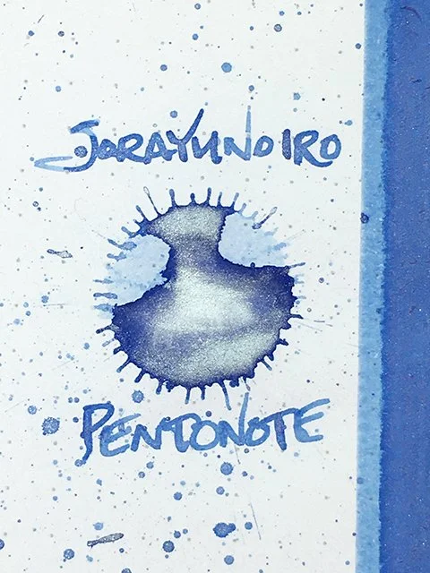 Pentonote Sorayunoiro fountain pen ink review link