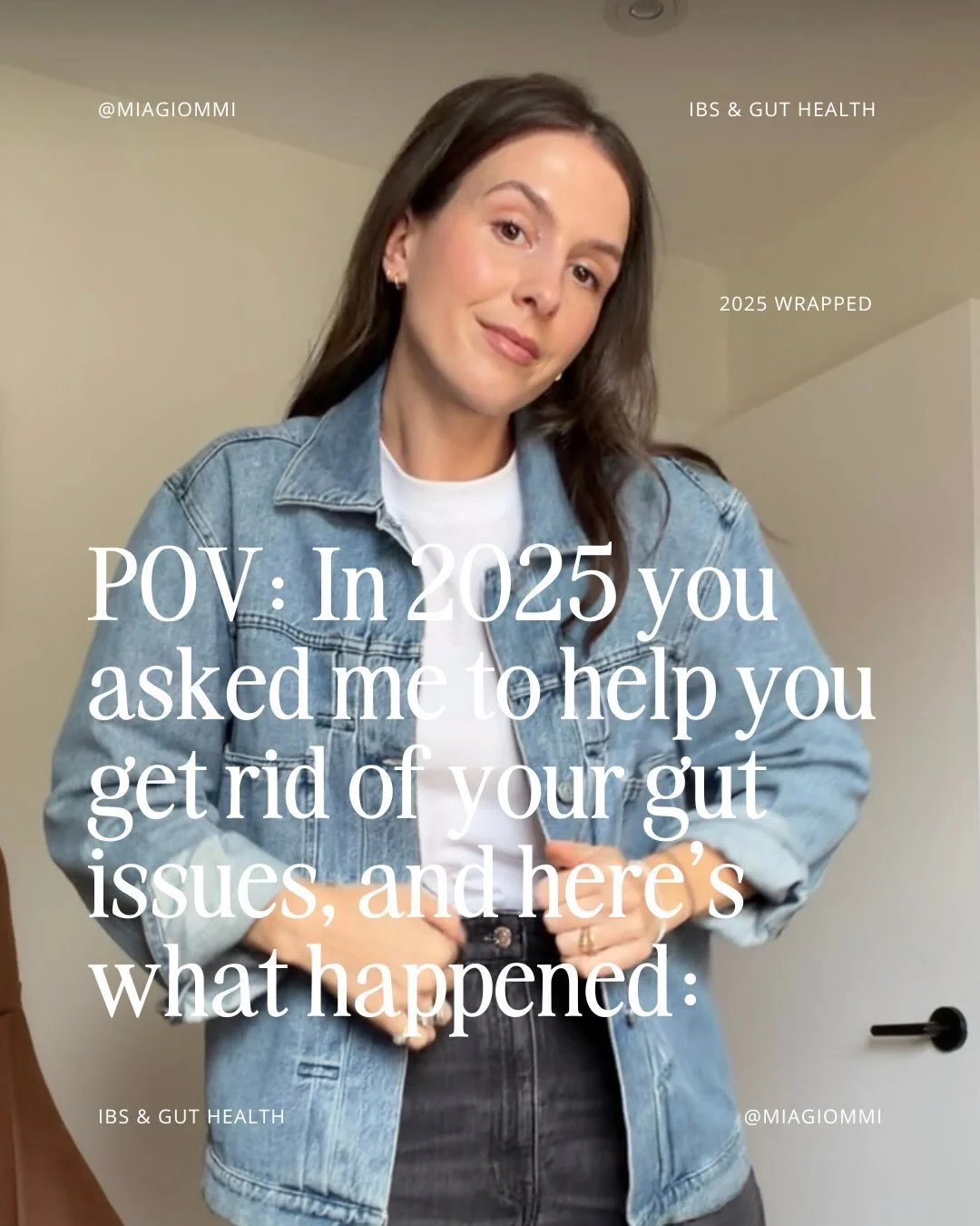 Couldn&rsquo;t be more grateful for my incredible clients who trusted me to help them navigate &amp; get to the bottom of their gut stuff this year (and every year ofc!!!) 🥹🫶💫

Watch out 2026 we&rsquo;re leaving our gut issues in the dust!!!!