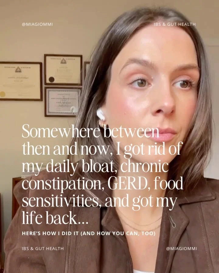 IN CASE IT HELPS YOU, TOO &darr;

After years of yo-yoing between all the elimination diets, spending thousands on random supplements and cleanses, trying awkward therapies like colonics&hellip;

I finally realized that constantly removing foods from