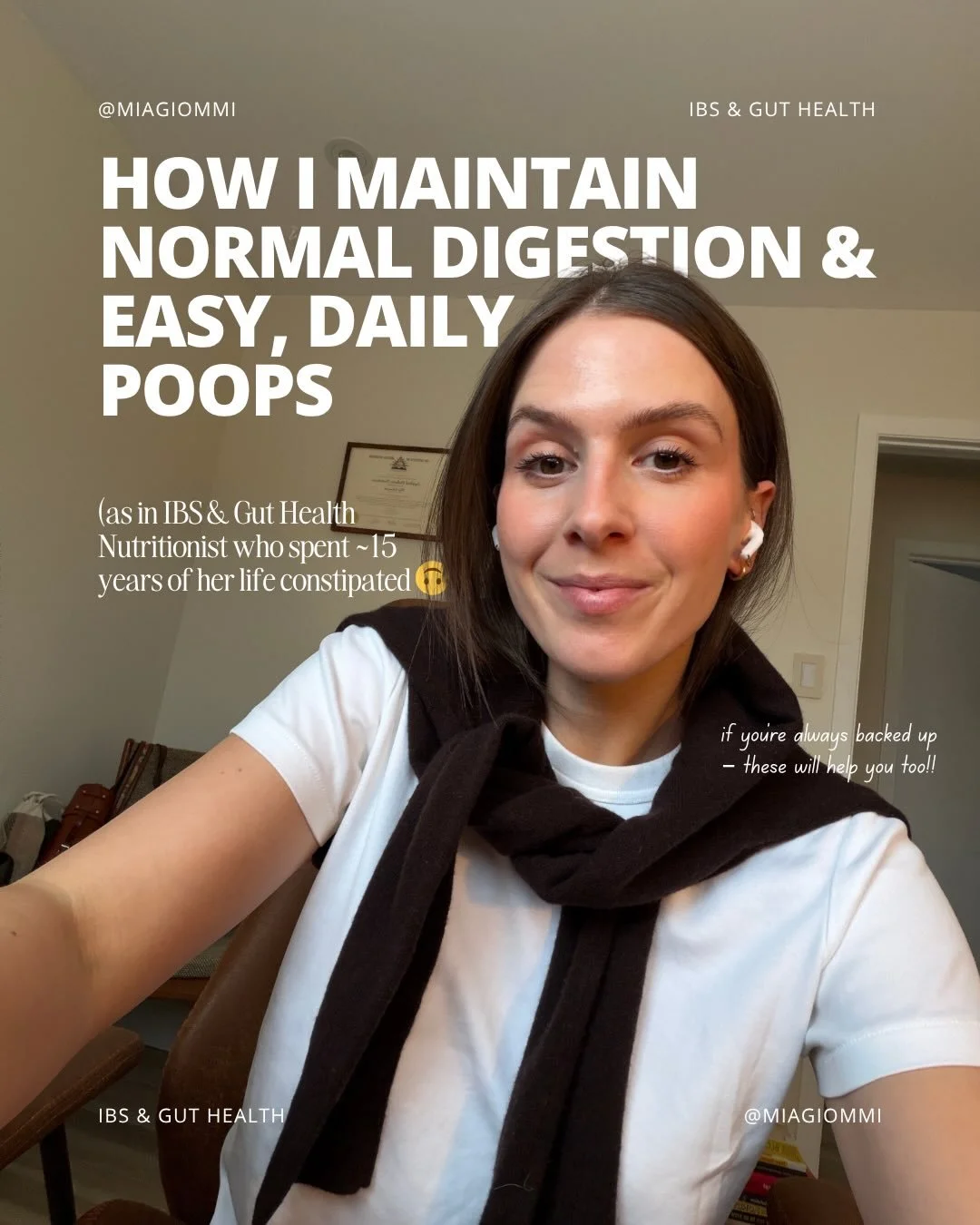 These are the things I prioritize in my day-to-day life to make sure my digestion runs smoothly, and that my gut health is in tip-top shape 🤝

Functional (and conventional!) labs, and targeted protocols to address some of my other root causes (like 