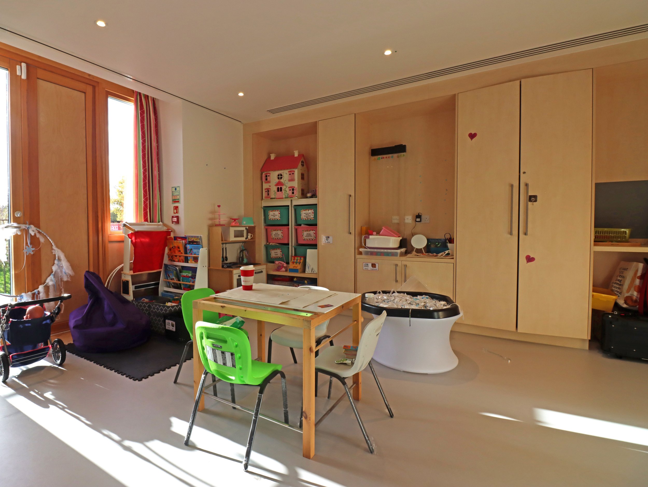 Children's Bedroom set up for play