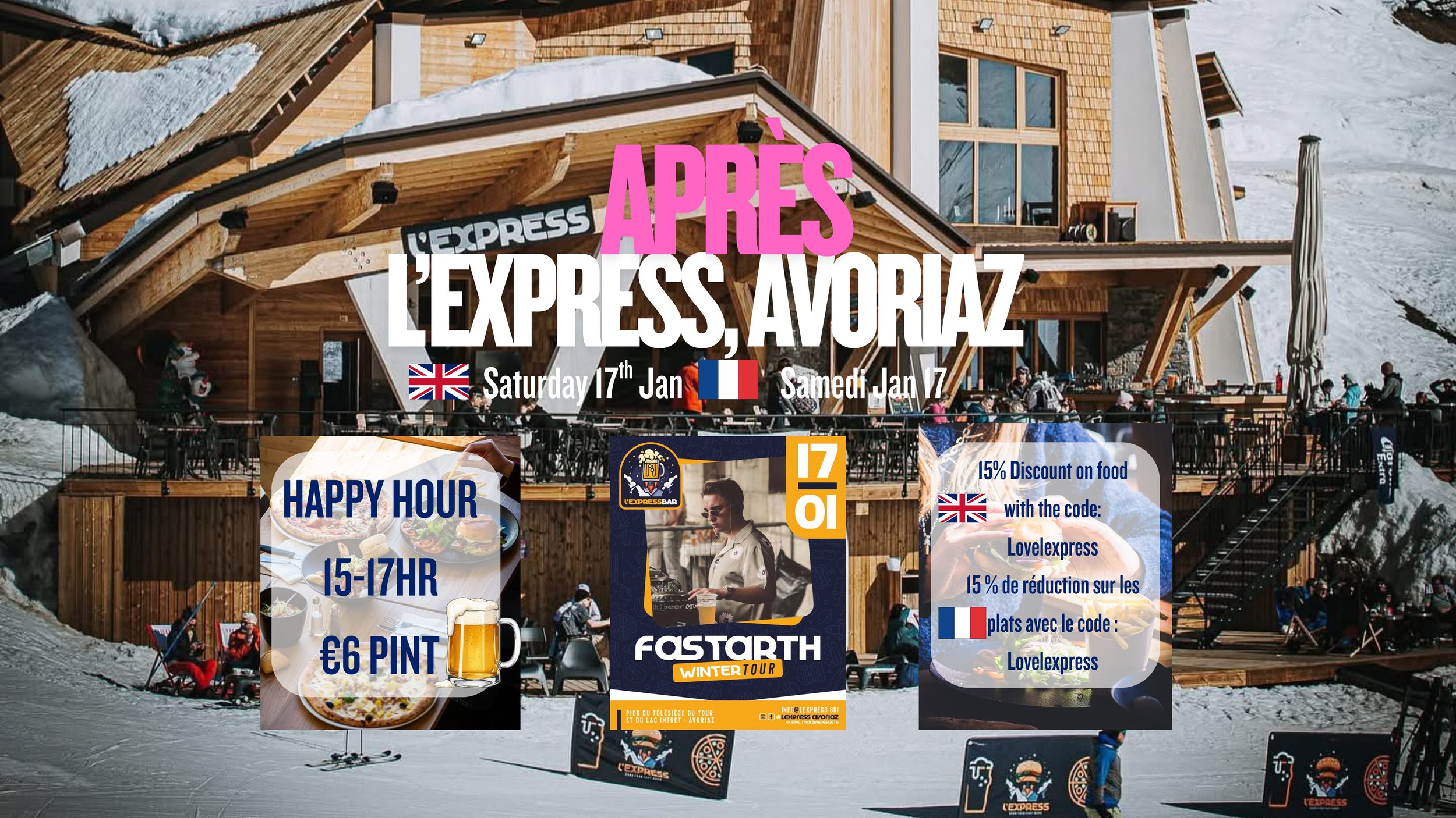Apres Event: L’Express, Avoriaz 17th January 2026