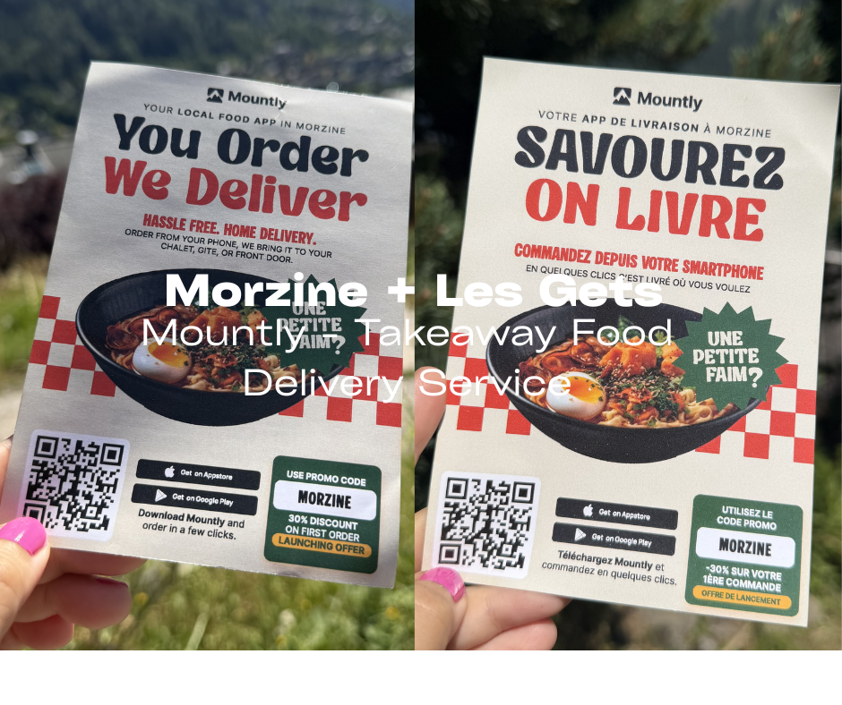 Mountly APP - Food Delivery LAUNCHES In Morzine + Les Gets
