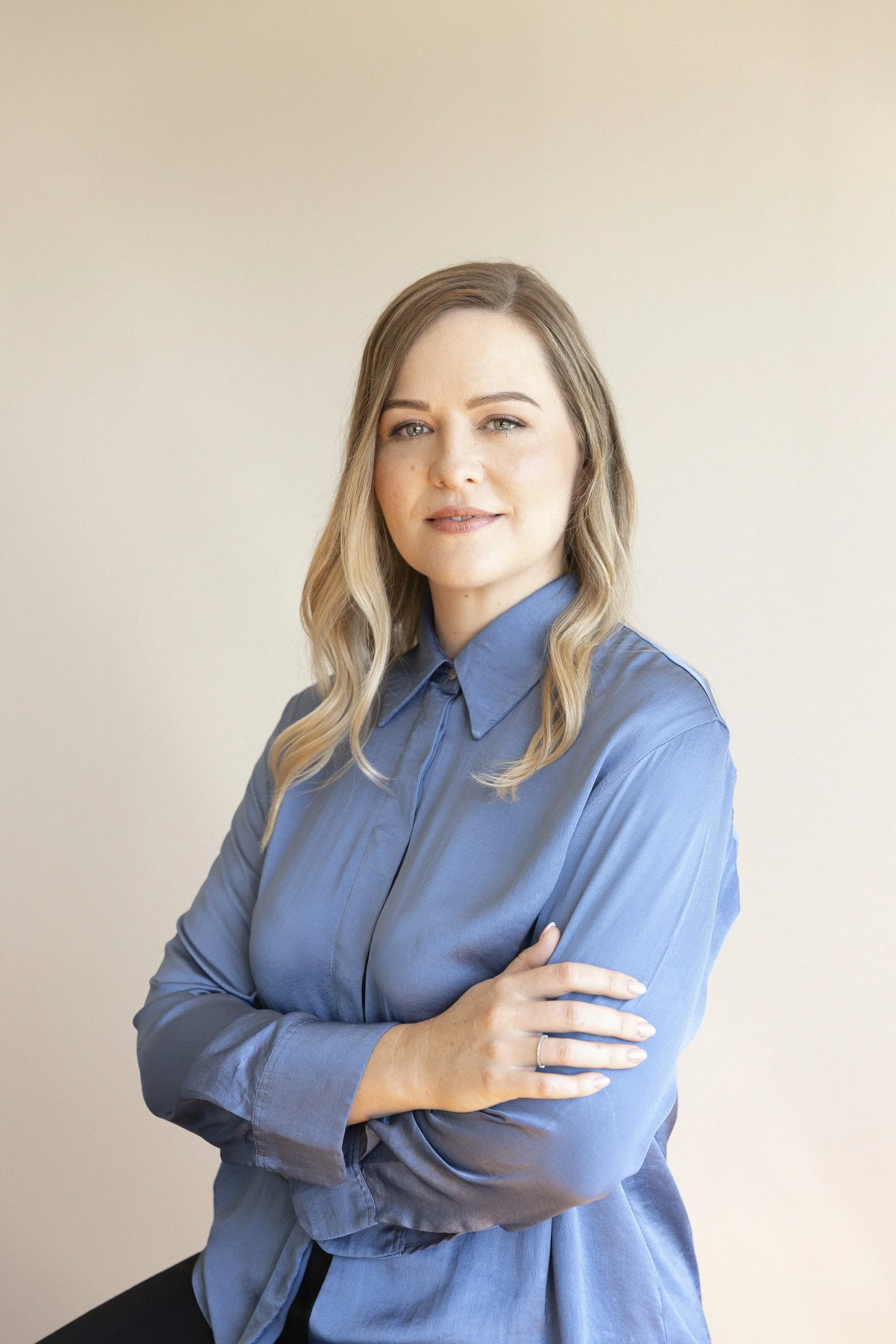 Amy Clark Founder of Balanced to Thrive. Health and Lifestyle Coaching based in Abu Dhabi and Online. Personal Branding shoot,  Cape Town South Africa.  Professional Headshot Portrait by photographer, Lauren Theunissen at Select Image Photographic se