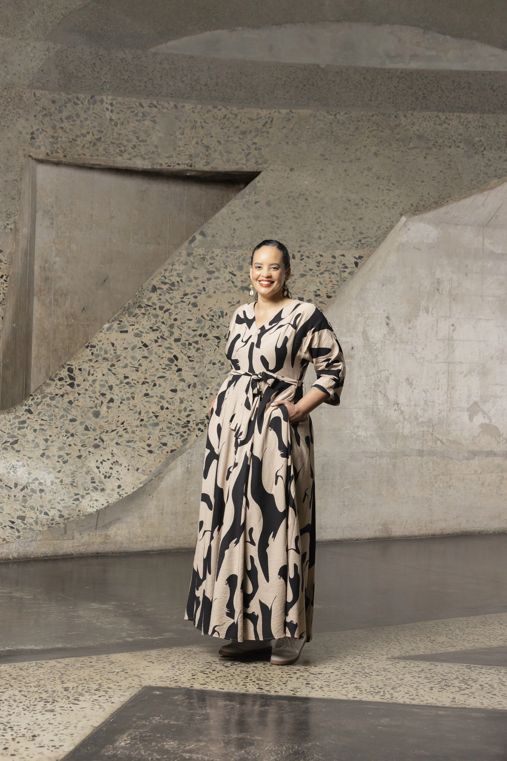 Dr Greer Odile Valley, Senior curator at Zeitz Museum of Contemporary Art Africa (MOCAA), Cape Town South Africa. . Headshot. Makeup:  Laura Mitchell Makeup. Lighting Assistant: Chriss Beukes, Photographer: Lauren Theunissen.   