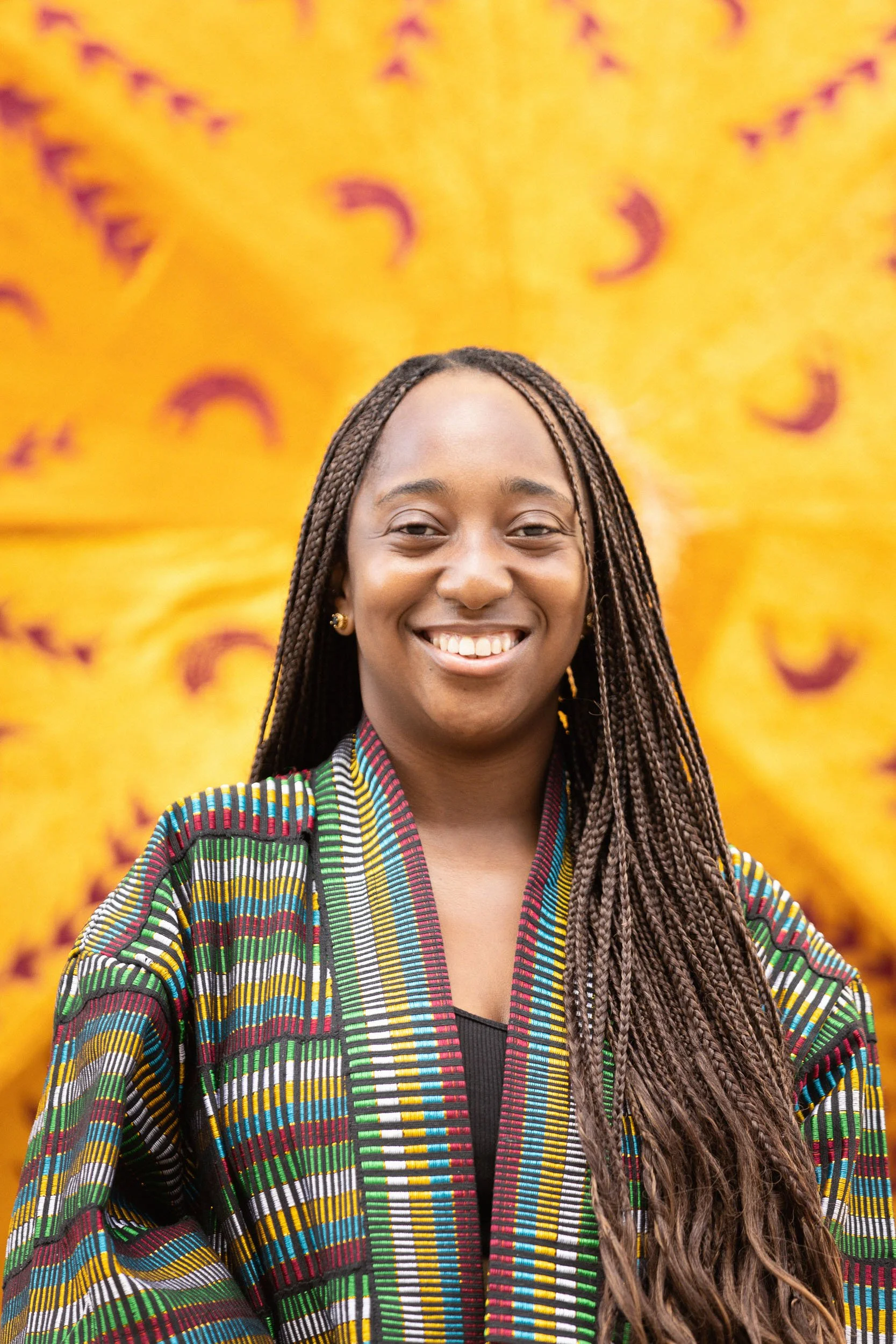 Rita Mawuena Benissan , Professional Artist Portrait, Headshot for Zeitz MOCAA, Cape Town, South Africa, Mixed Light, Studio Quality Lighting Outdoors Shoot