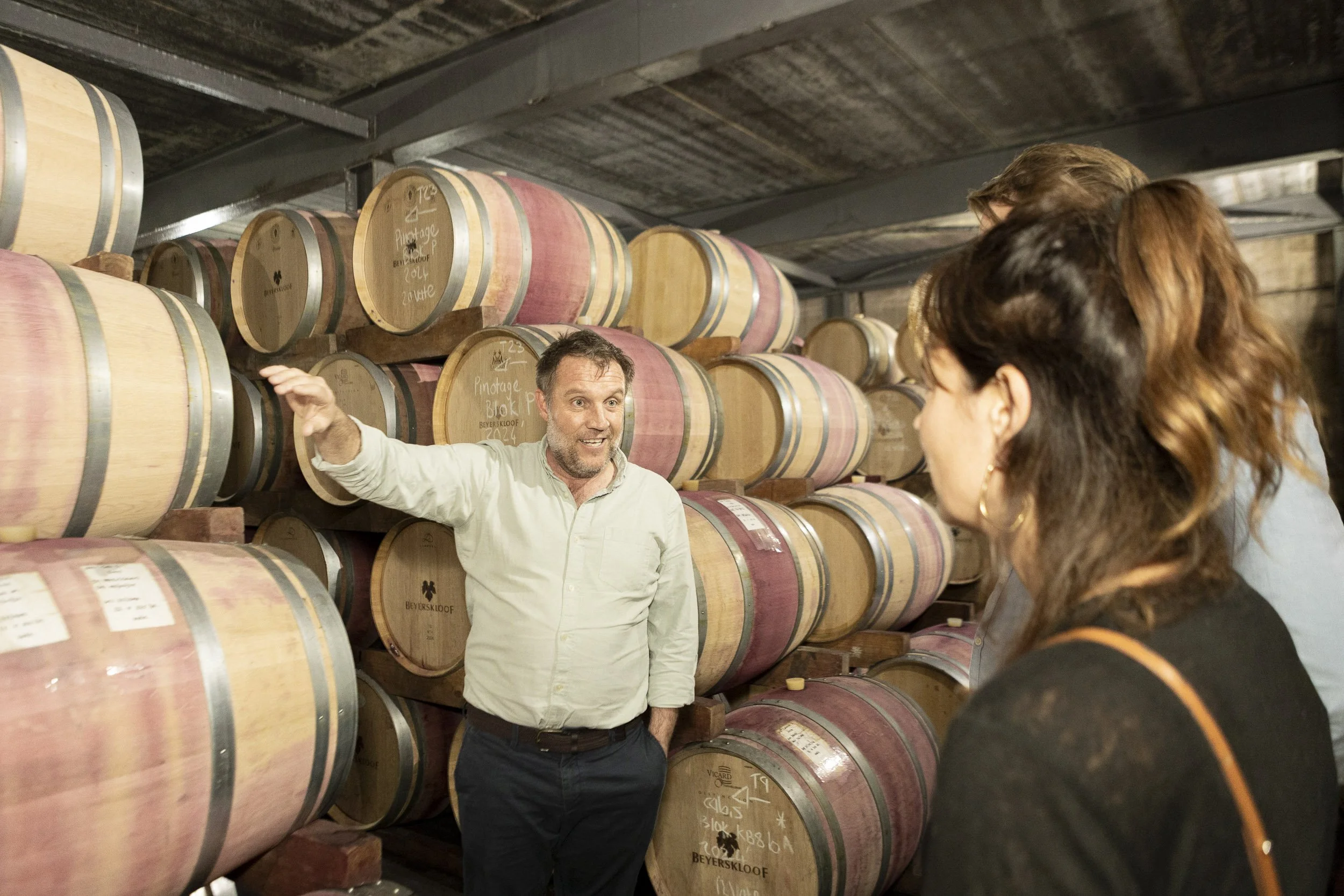 Gall & Gall ( Netherlands Company) Wine Tour in Cape Town and Stellenbosch, South Africa, visiting client farms. Beyerskloof. Tour Group Photographer. Lauren Theunissen.   
