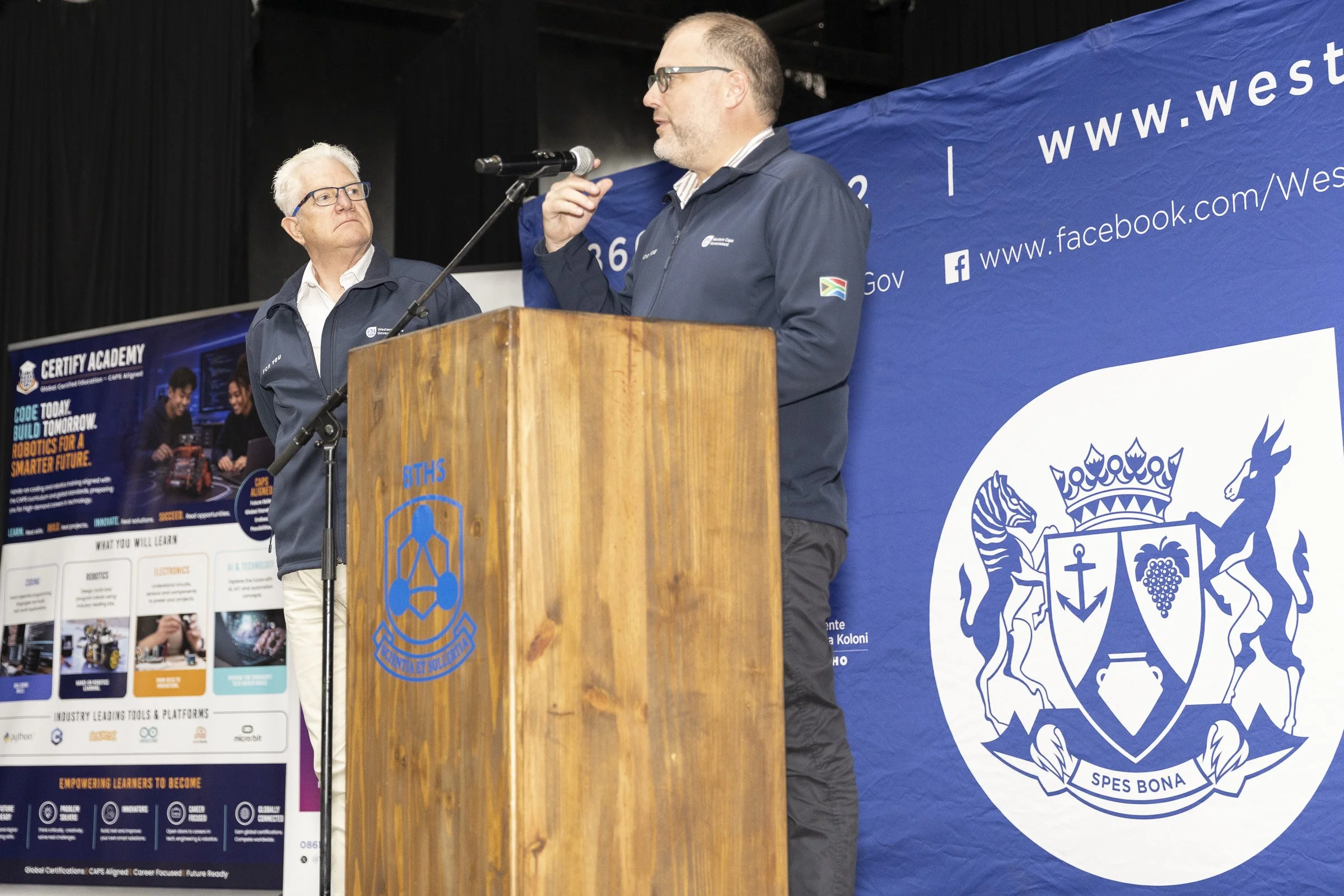Technical Schools Revitalisation programme. Western Cape Government, Education Department. Featured: Jaco Londt, Alan Winde.  