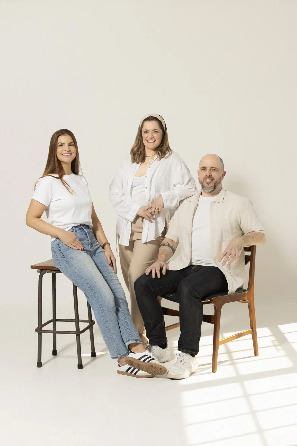 Plain Speak, Team Shoot , Professional Studio Headshot. Makeup:  Laura Mitchell Makeup. Photographer: Lauren Theunissen.   