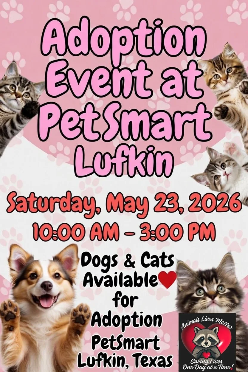 Adoption Event Petsmart Lufkin