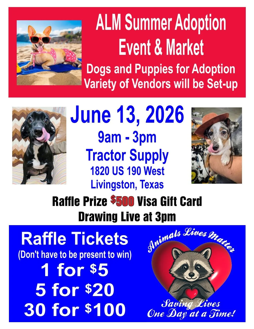 BIG Summer Adoption Event - Tractor Supply